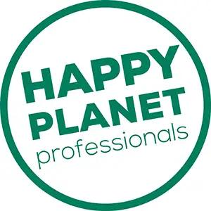Het logo van Happy Planet Professionals